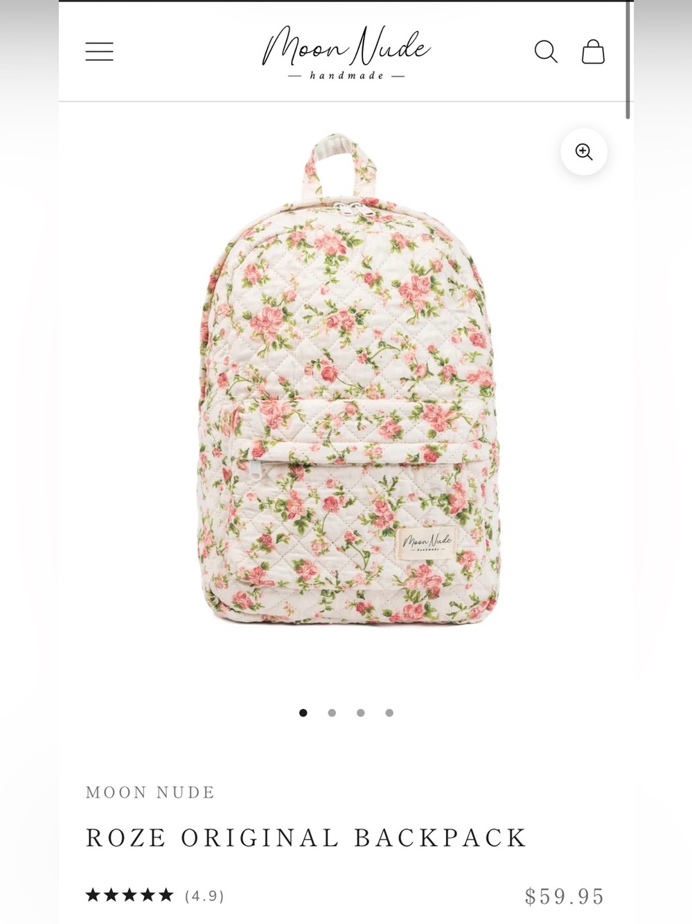 Moon Nude Roze Backpack